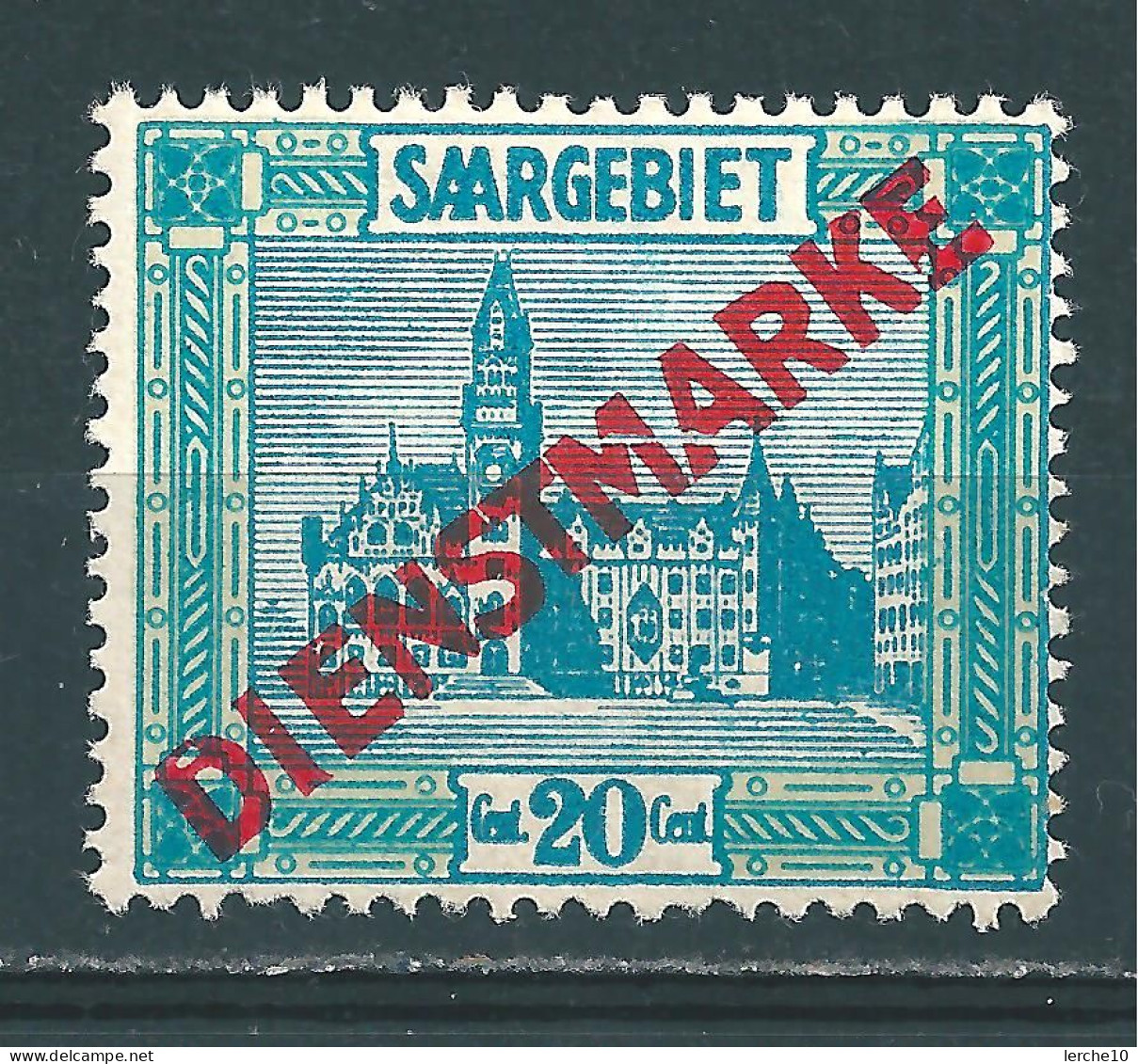 Saar MiNr. D 13 III **  (sab09) - Dienstmarken