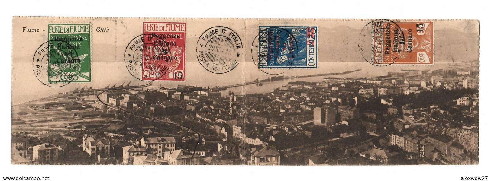 Fiume 1920 Cartolina Città - Fiume