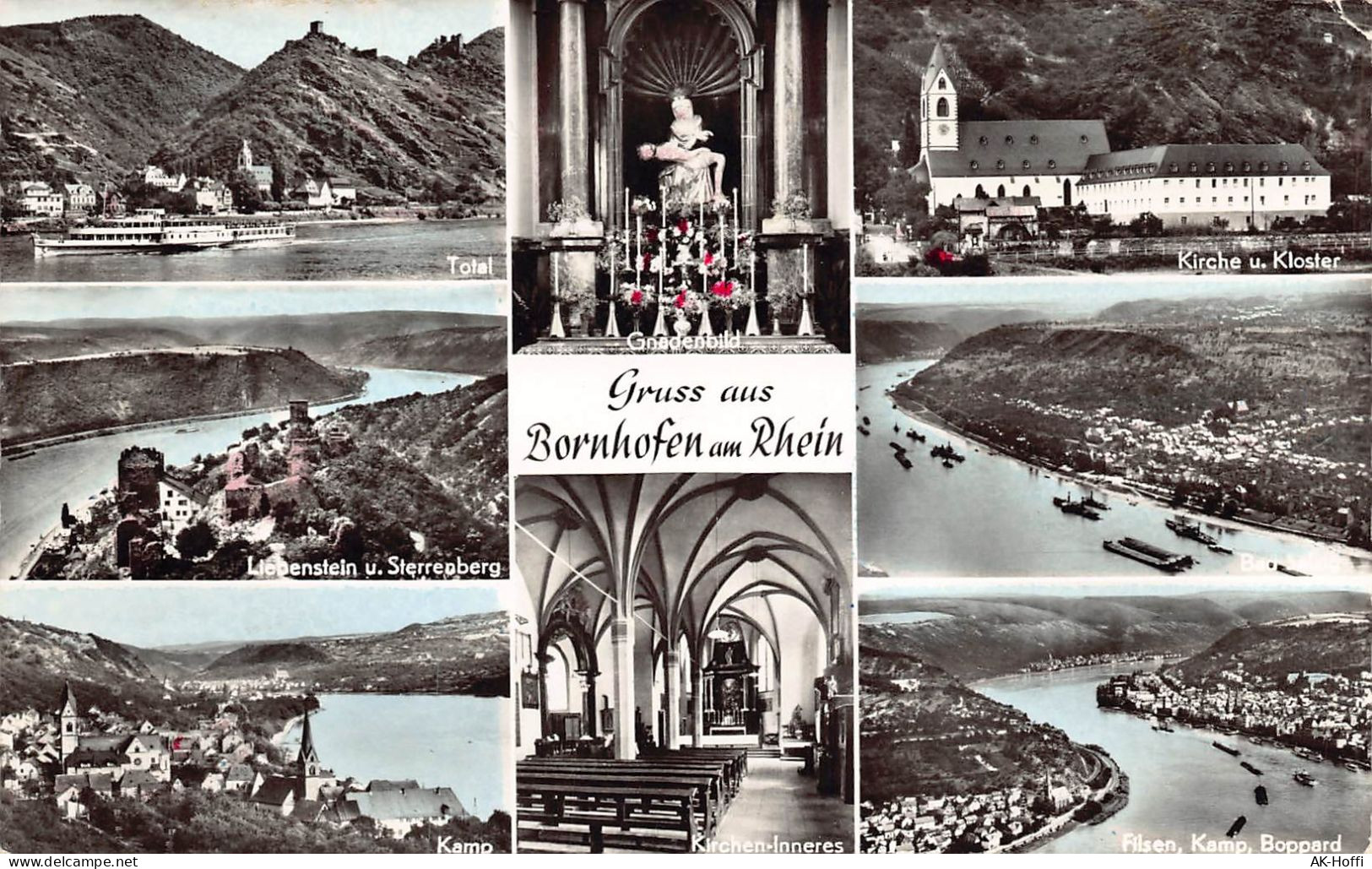 Bornhofen Am Rhein - Mehrbildkarte - Loreley