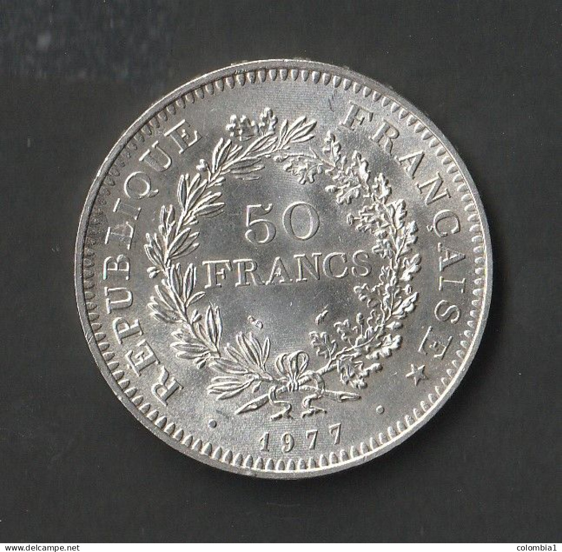 PIECE ARGENT Année 1977 De 50 F - 50 Francs