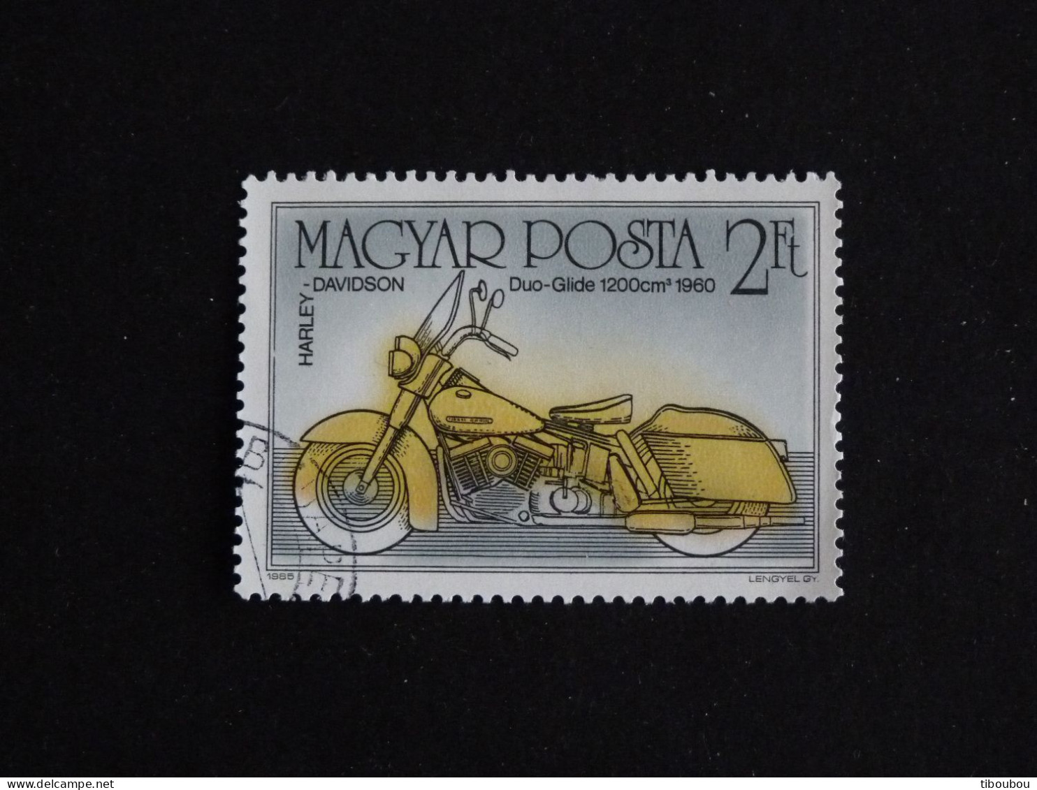 HONGRIE HUNGARY MAGYAR YT 3018 OBLITERE - MOTO MOTOCYCLETTE / HARLEY DAVIDSON 1960 - Used Stamps