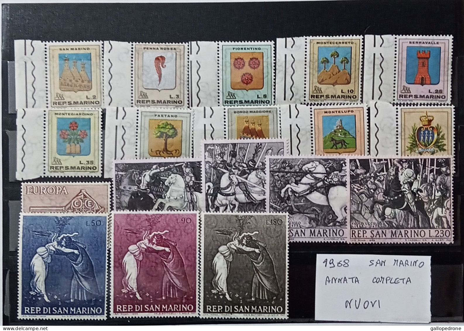 1967/68/69 San Marino, ANNATE COMPLETE+2 Pacchi 62 Valori NUOVI MNH** - Unused Stamps