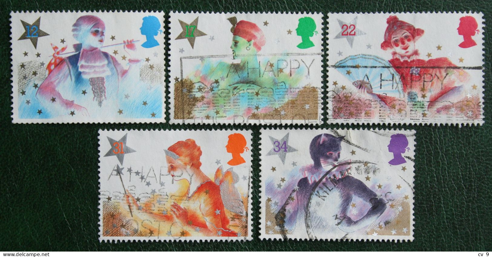 Natale Weihnachten Xmas Noel Kerst (Mi 1051-1055) 1985 Used Gebruikt Oblitere ENGLAND GRANDE-BRETAGNE GB GREAT BRITAIN - Used Stamps
