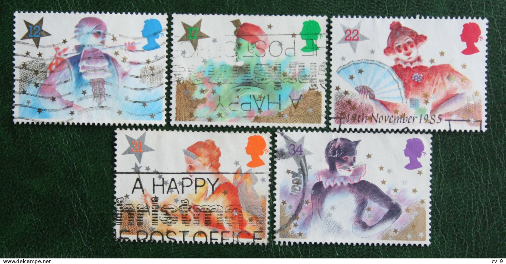 Natale Weihnachten Xmas Noel Kerst (Mi 1051-1055) 1985 Used Gebruikt Oblitere ENGLAND GRANDE-BRETAGNE GB GREAT BRITAIN - Used Stamps