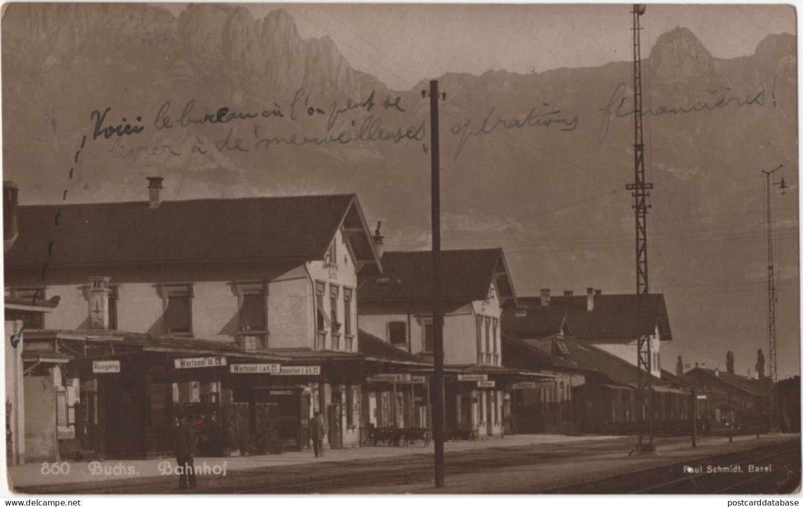 Buchs Bahnhof - & Railway Station - Sonstige & Ohne Zuordnung