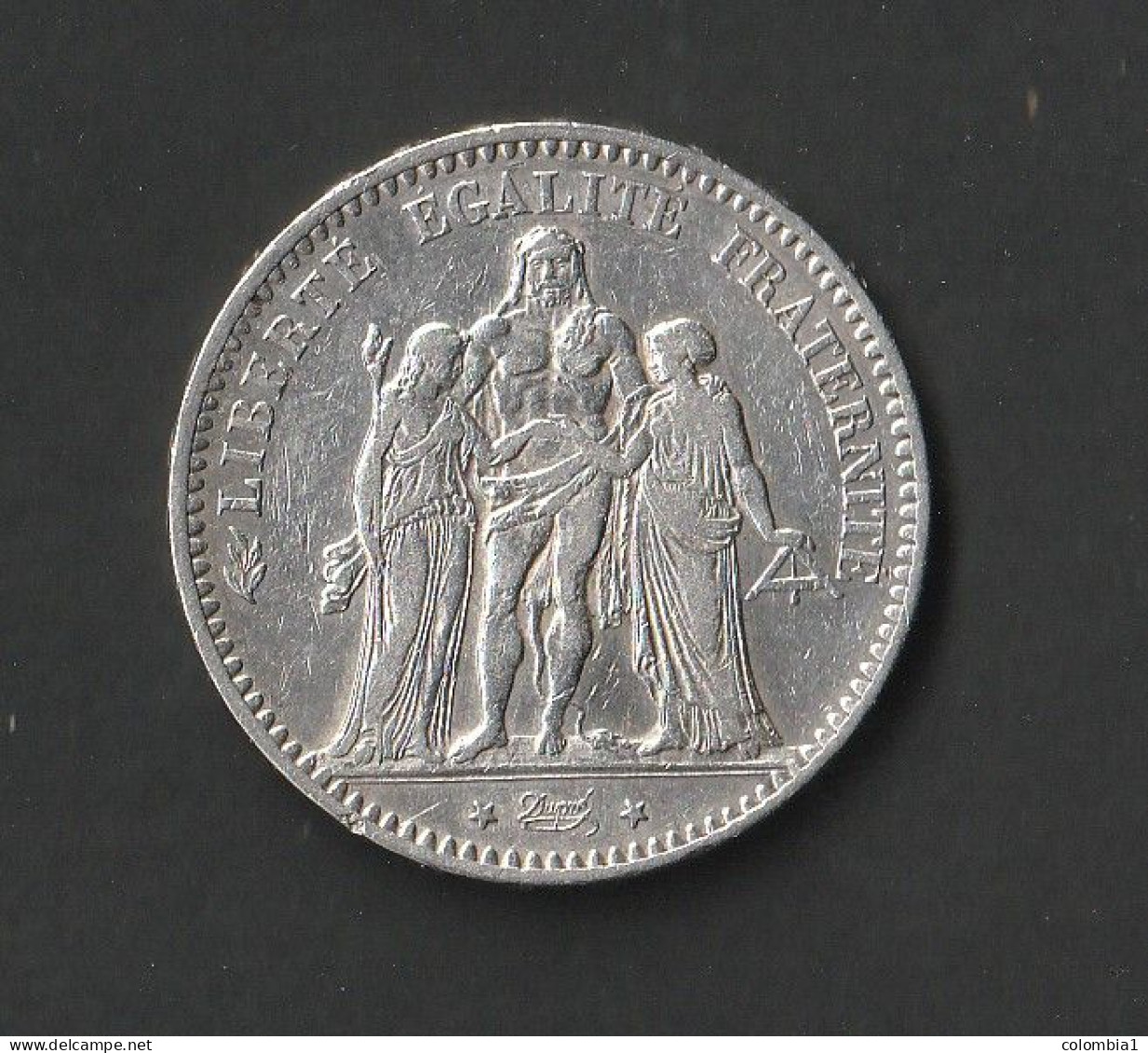 PIECE ARGENT HERCULE 5 Francs De 1876 A - 5 Francs