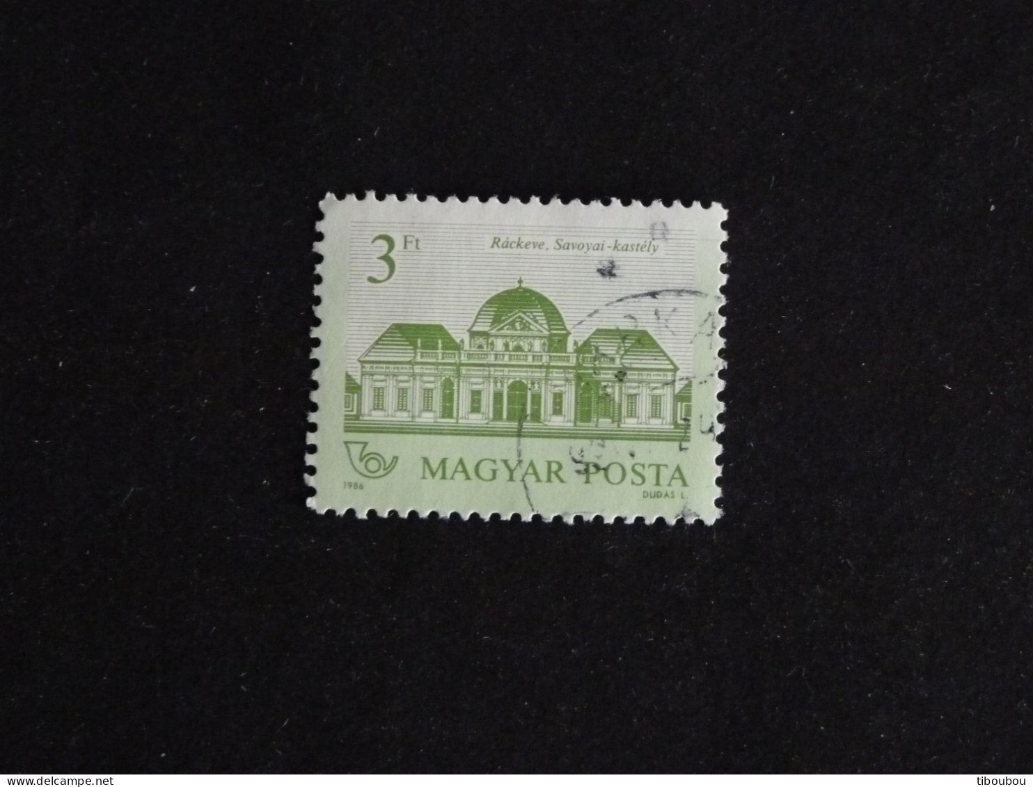 HONGRIE HUNGARY MAGYAR YT 3065 OBLITERE - CHATEAU FAMILLE SAVOYA A RACKEVE - Used Stamps