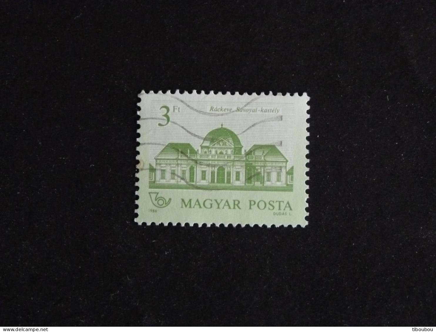 HONGRIE HUNGARY MAGYAR YT 3065 OBLITERE - CHATEAU FAMILLE SAVOYA A RACKEVE - Used Stamps