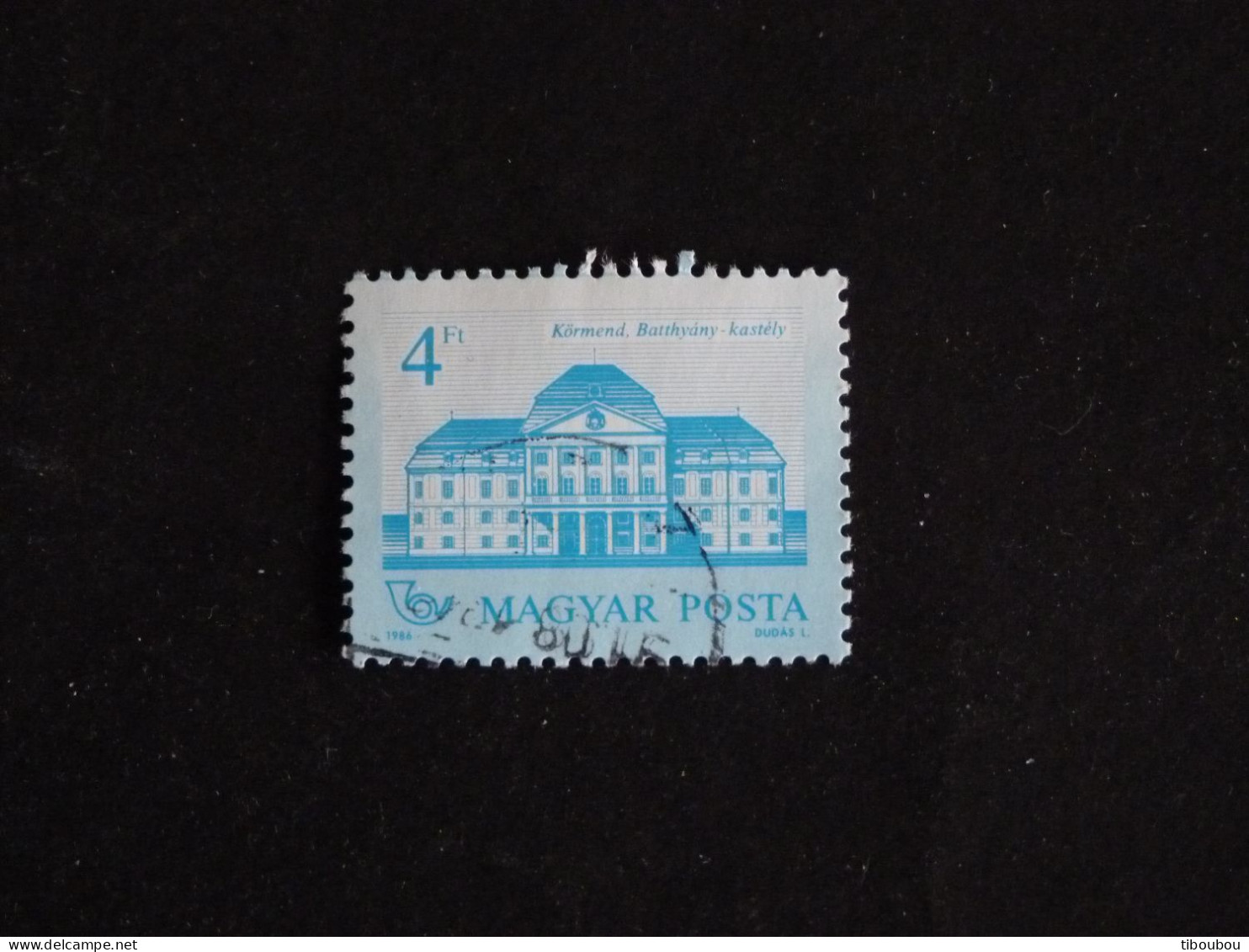 HONGRIE HUNGARY MAGYAR YT 3066 OBLITERE - CHATEAU FAMILLE BATTHYANY A KORMEND - Gebraucht