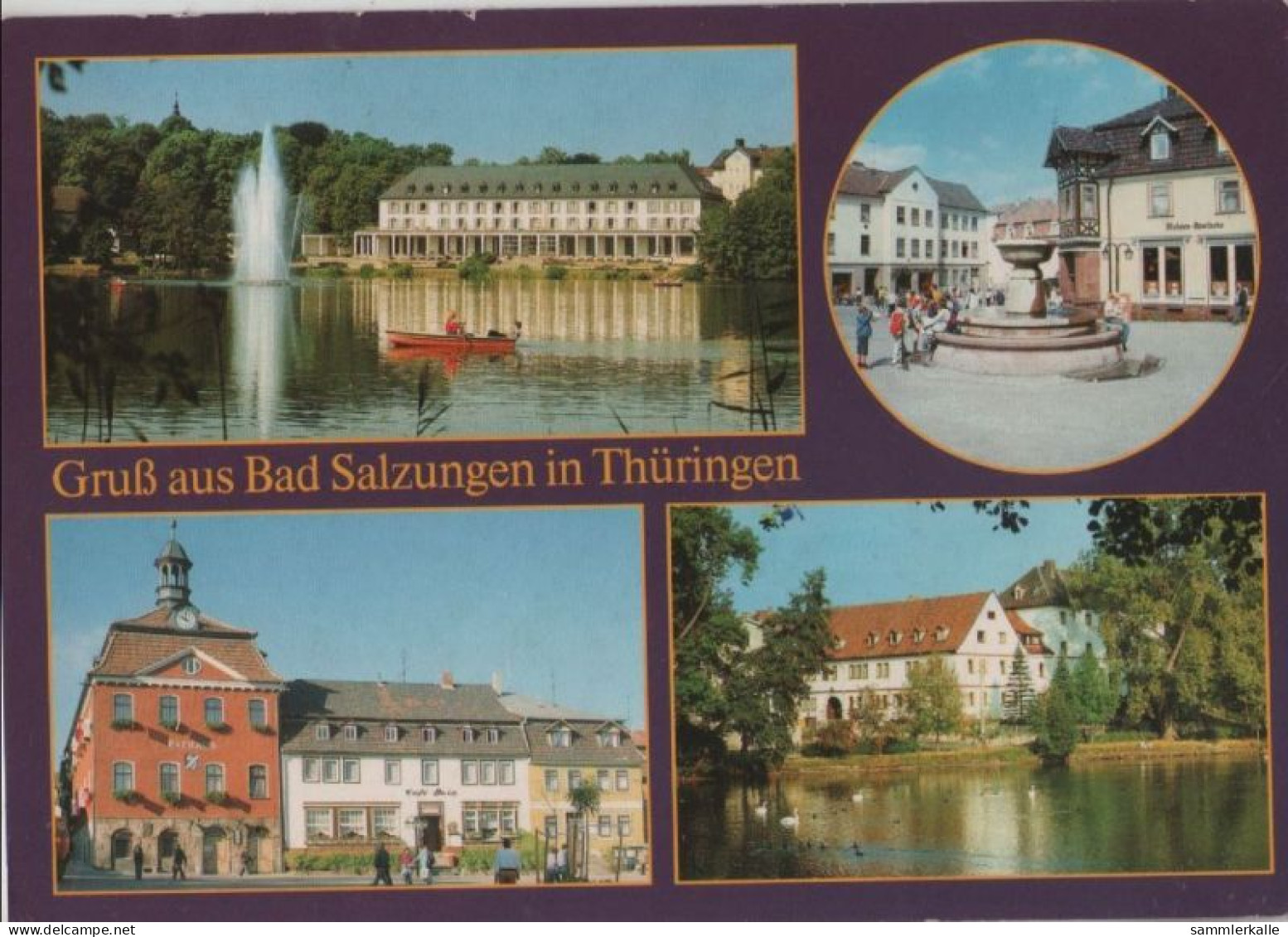 105815 - Bad Salzungen - U.a. Rathaus Und Cafe Bein - 1991 - Bad Salzungen