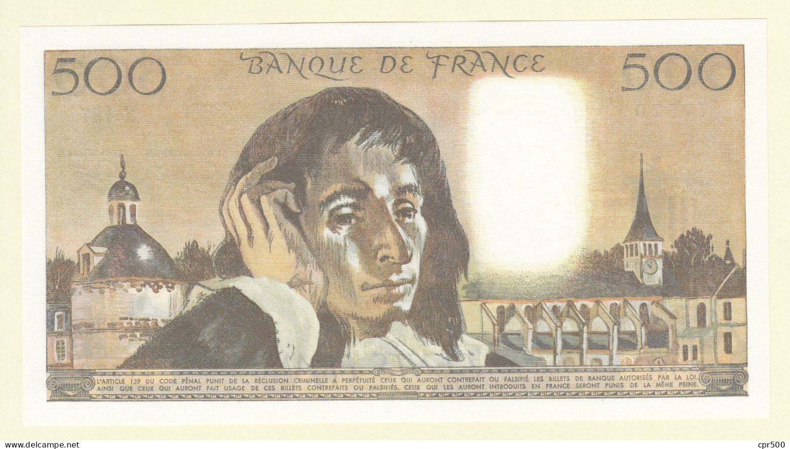 500 Francs PASCAL FRANCE Type 1968 F.71.29 Pr.NEUF - 500 F 1968-1993 ''Pascal''