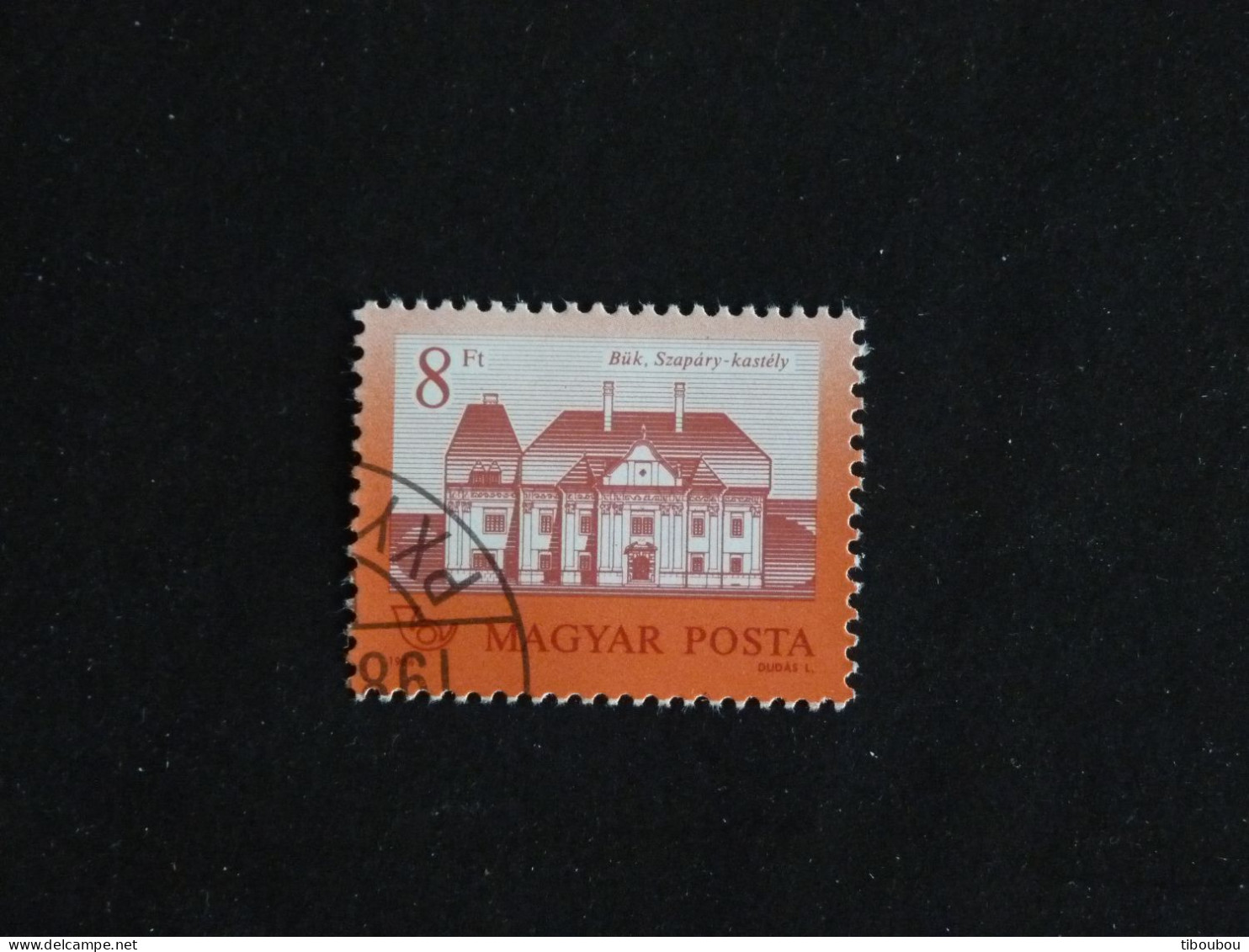 HONGRIE HUNGARY MAGYAR YT 3069 OBLITERE - CHATEAU FAMILLE SZAPARY A BUK - Gebraucht