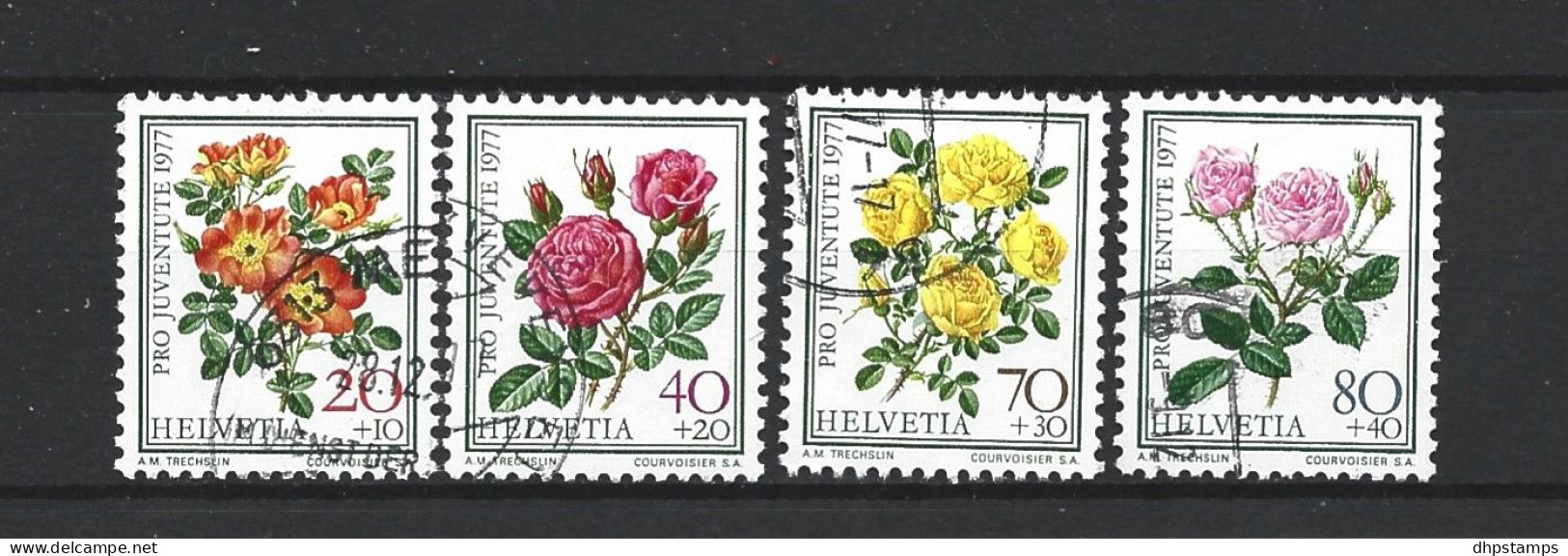 Switzerland 1977 Roses Y.T. 1042/1045 (0) - Usati