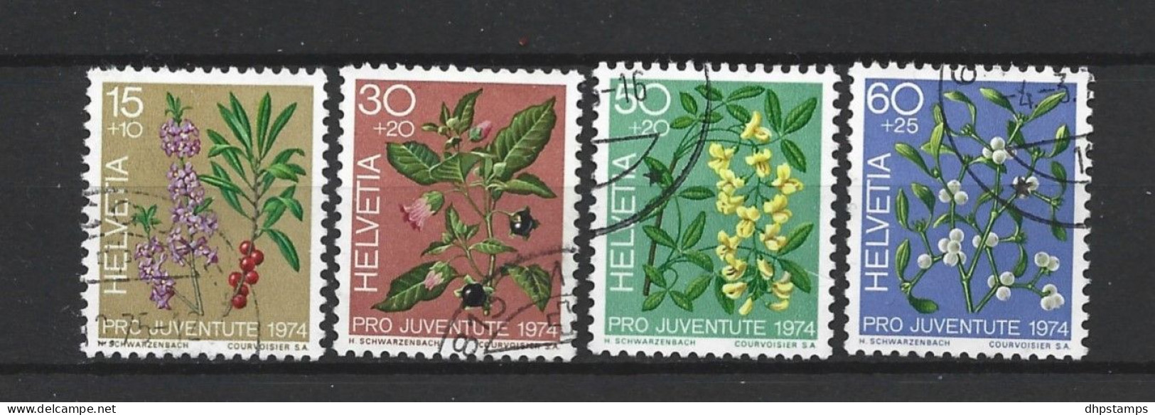 Switzerland 1974 Berries Y.T. 972/975 (0) - Usati