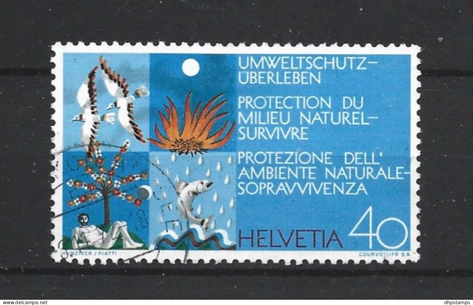Switzerland 1972 Environment Y.T. 908 (0) - Usati