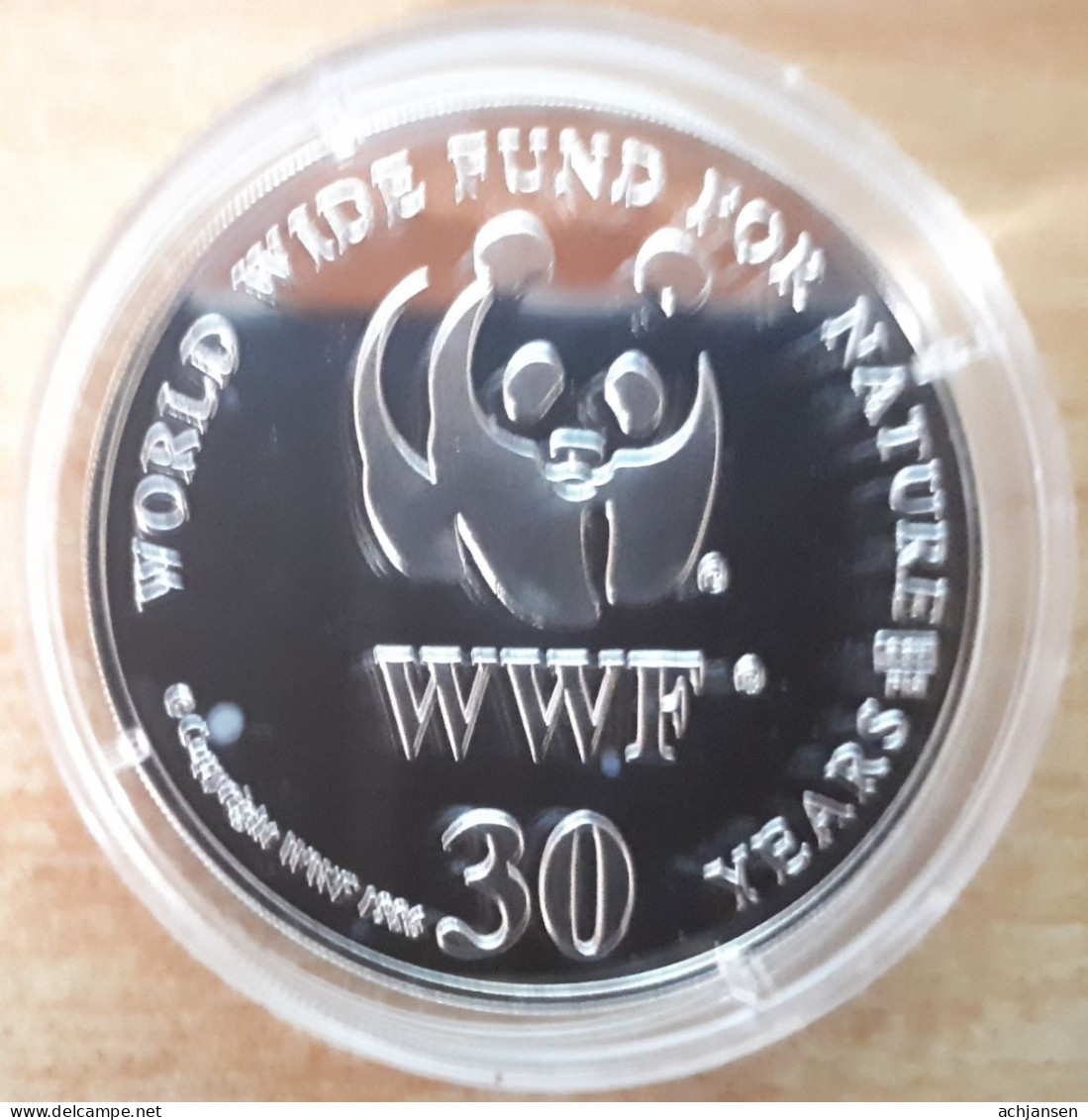 10 X WWF pure silver