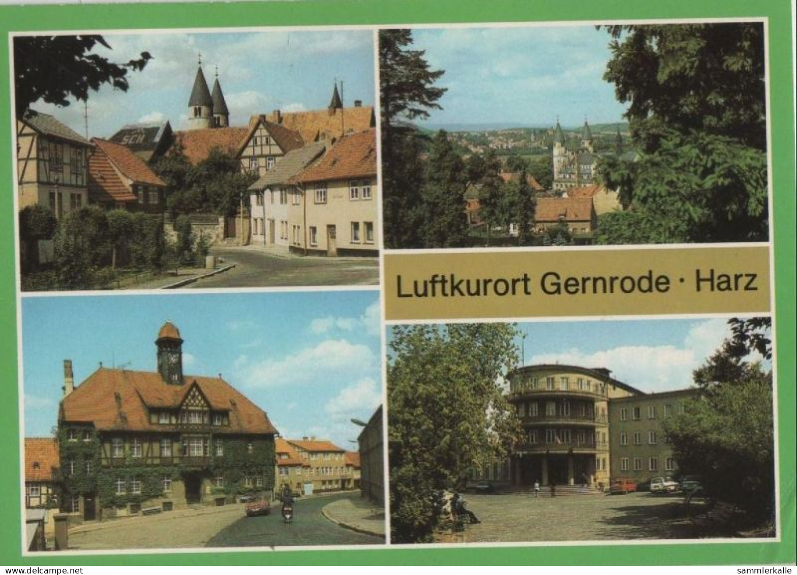 89644 - Gernrode - U.a. Rathaus - 1986 - Halberstadt