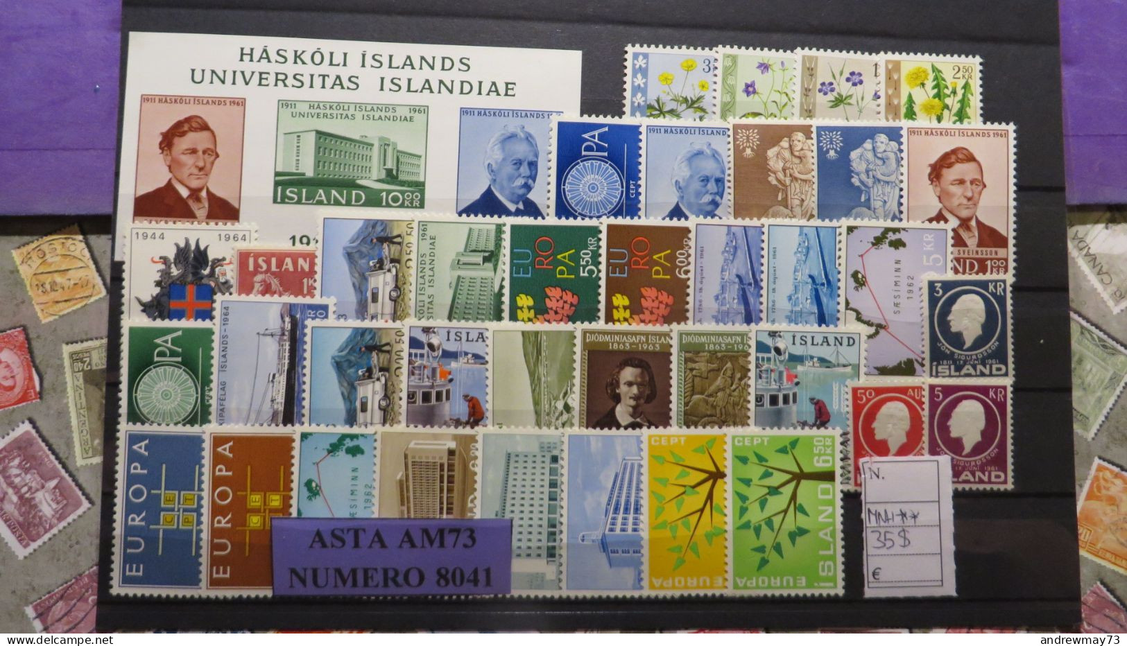 ICELAND- NICE MNH SELECTION - BARGAIN PRICE - Collections, Lots & Series