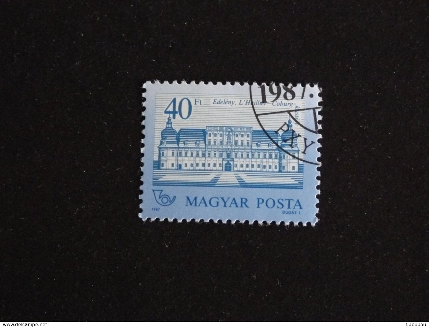 HONGRIE HUNGARY MAGYAR YT 3122 OBLITERE - CHATEAU FAMILLE L'HUILLIER COBOURG A EDELENY - Used Stamps