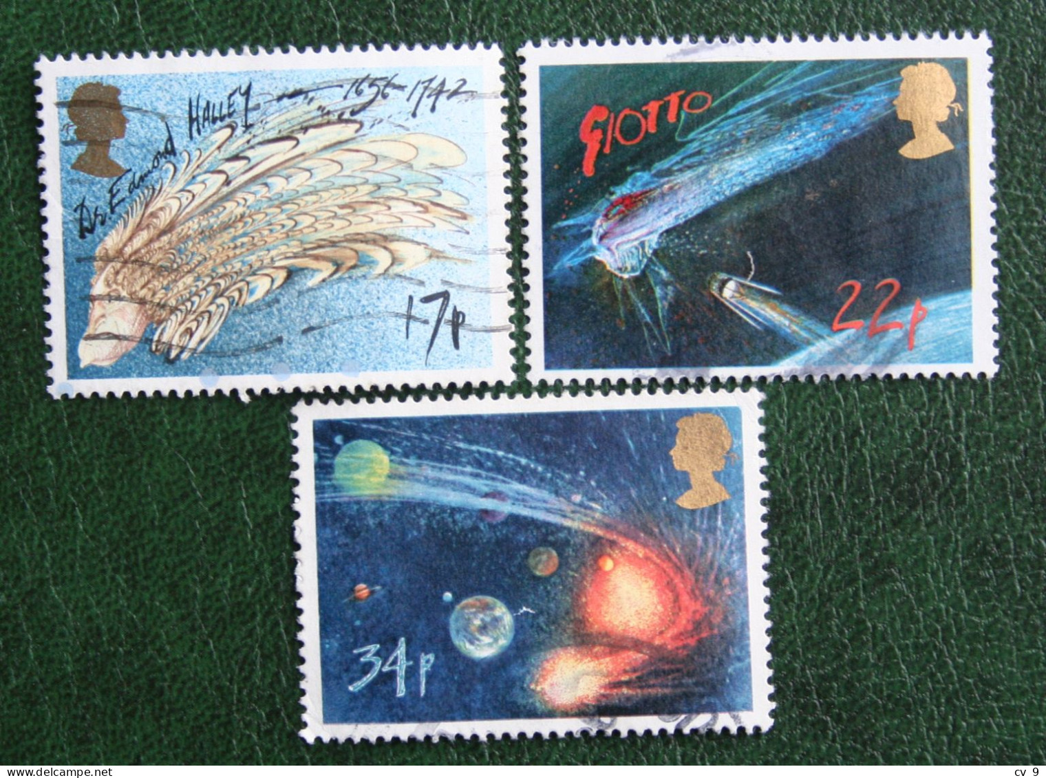 Halley's Comet Space (Mi 1060-1061 1063) 1986 Used Gebruikt Oblitere ENGLAND GRANDE-BRETAGNE GB GREAT BRITAIN - Used Stamps