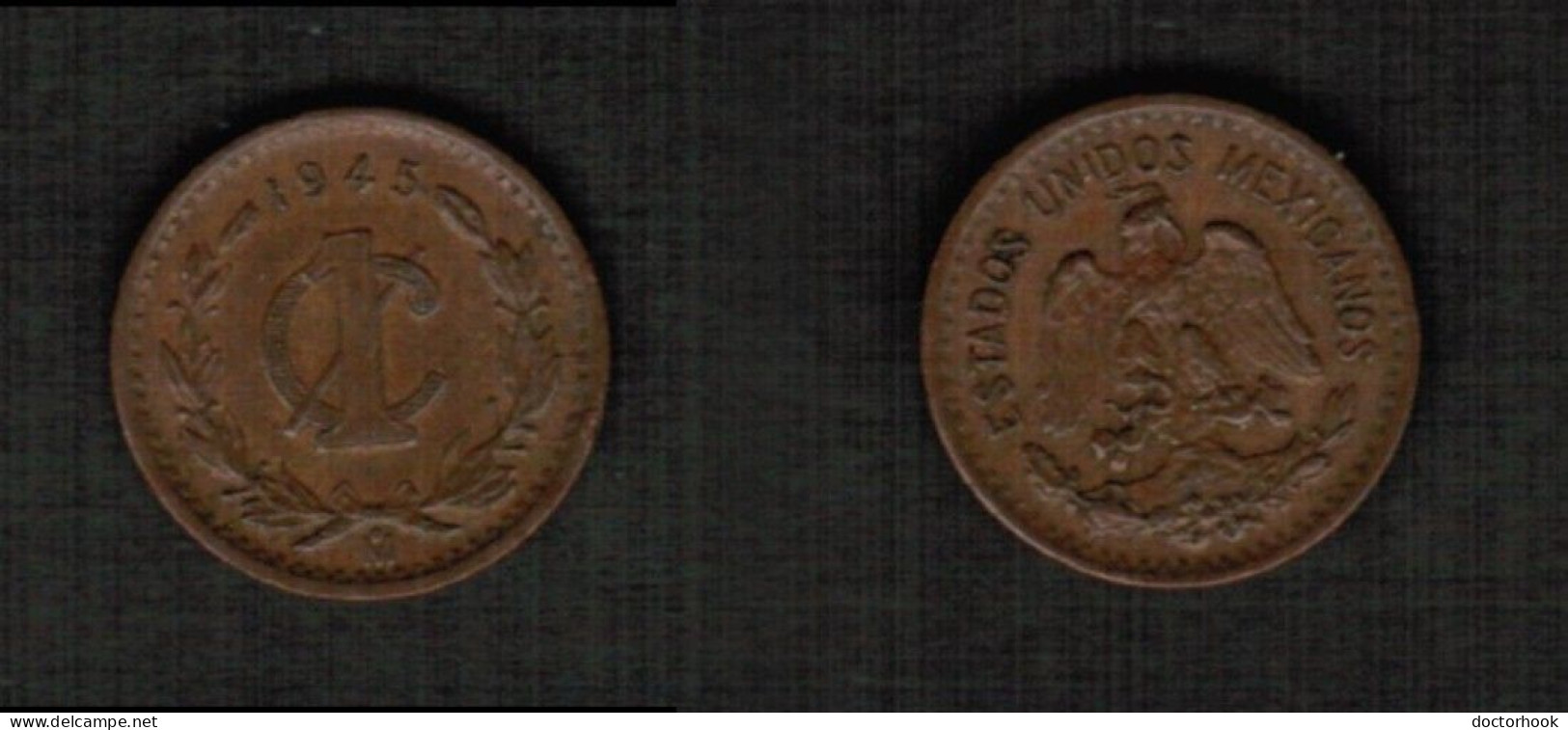 MEXICO    1 CENTAVO 1945 (KM # 415) #7748 - Mexico