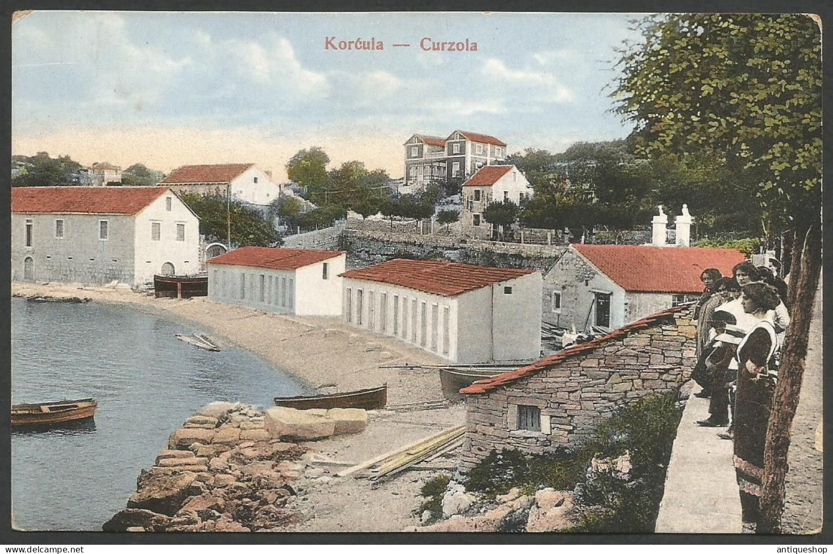 Croatia-----Korcula (Curzola)-----old Postcard - Croatie