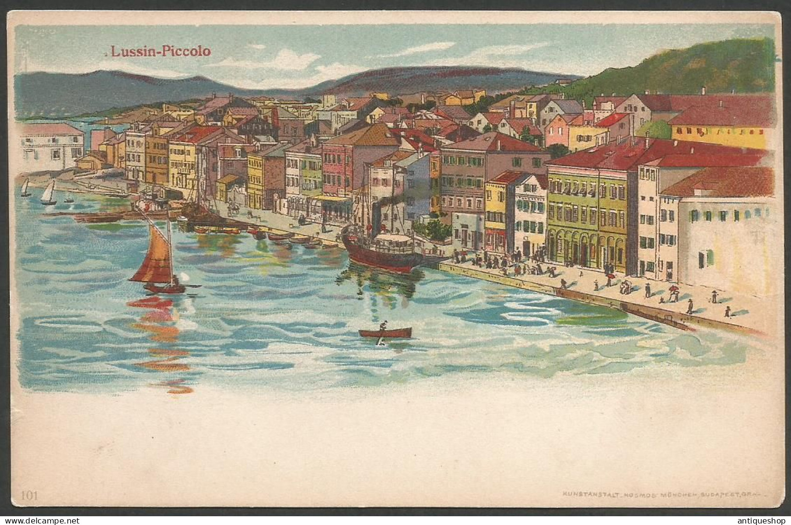 Croatia-----Mali Losinj (Lussinpiccolo)-----old Postcard - Croatie