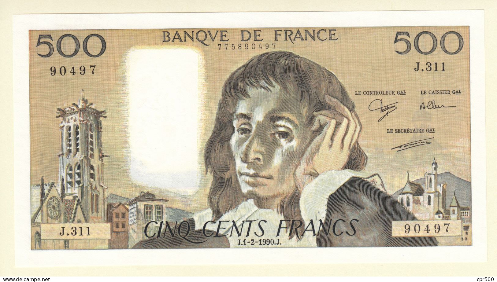 500 Francs PASCAL FRANCE Type 1968 F.71.43 NEUF - 500 F 1968-1993 ''Pascal''