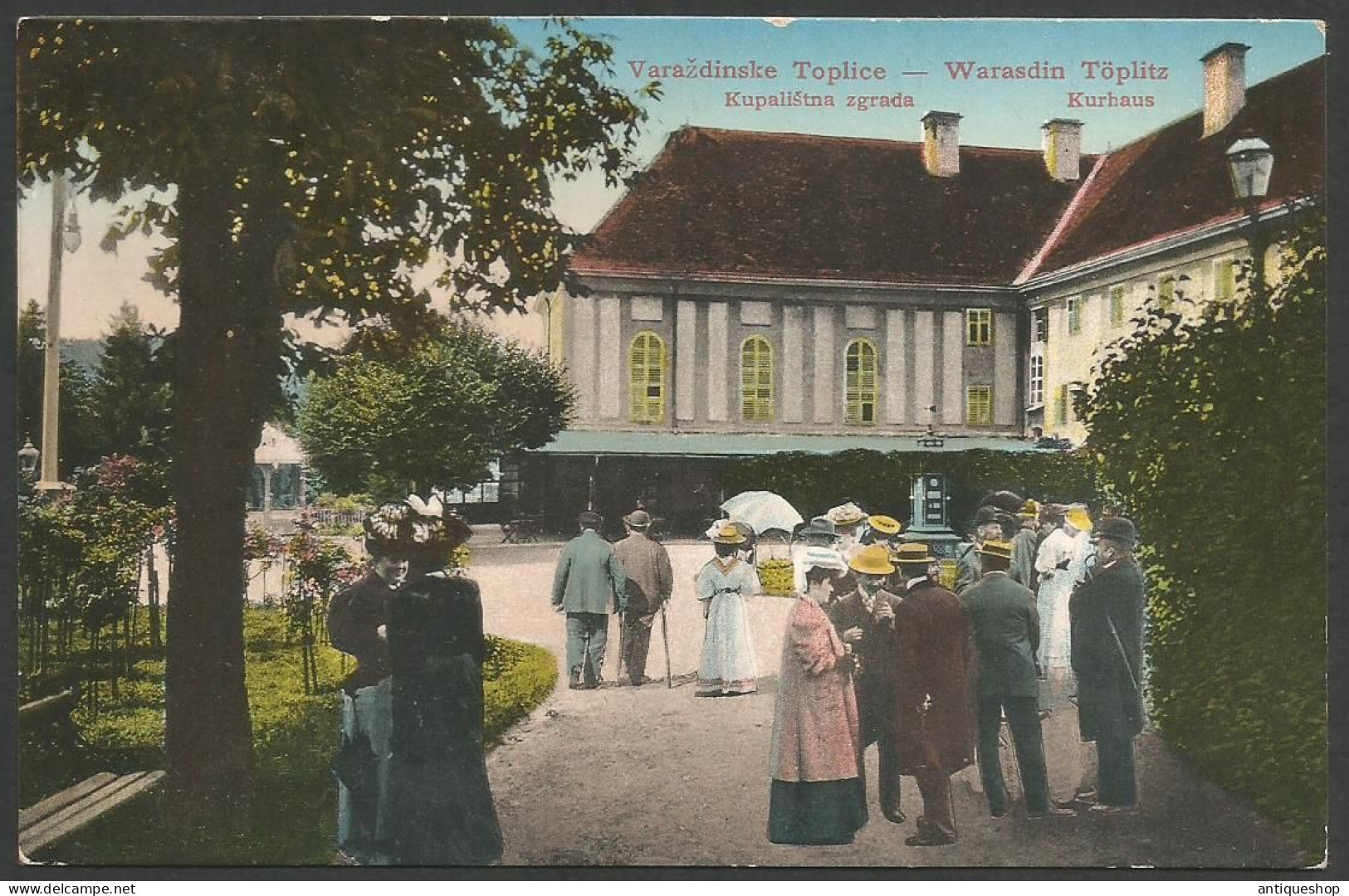 Croatia-----Varazdinske Toplice-----old Postcard - Croatie