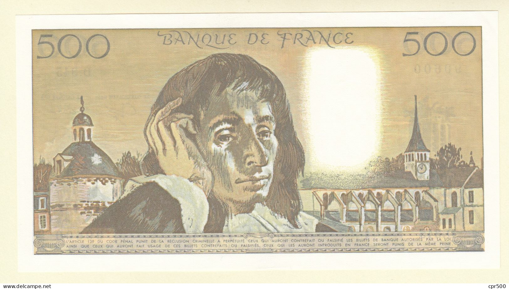 500 Francs PASCAL FRANCE Type 1968 F.71.47 NEUF - 500 F 1968-1993 ''Pascal''