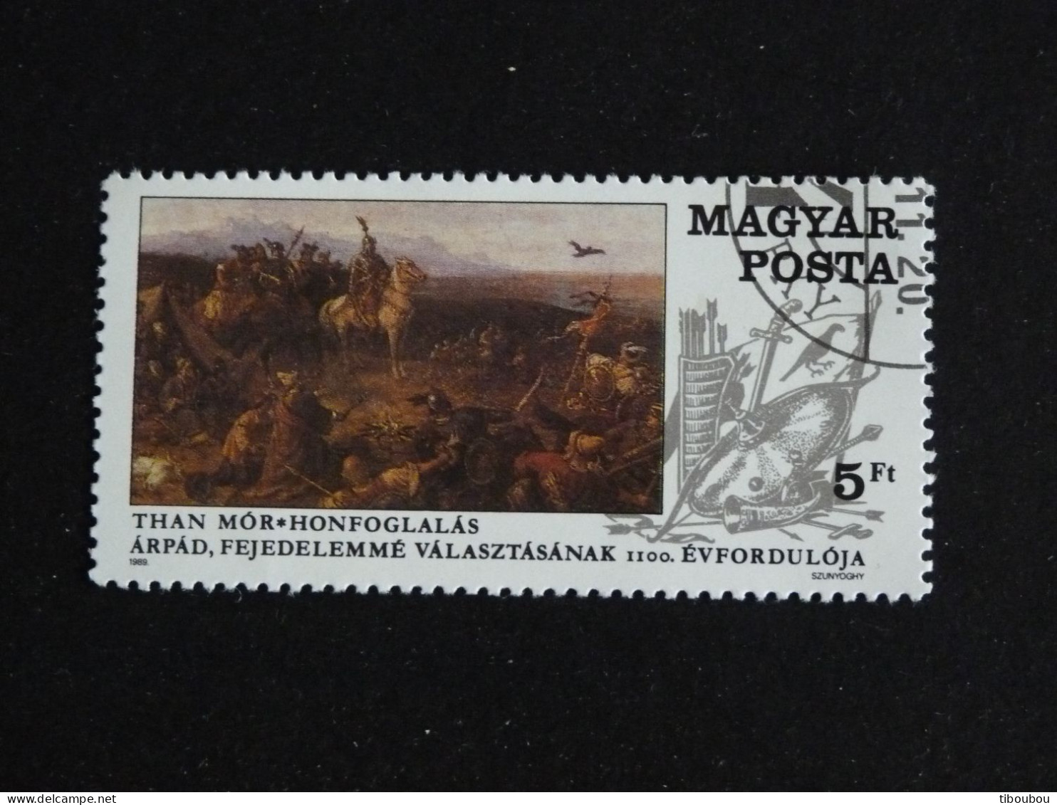 HONGRIE HUNGARY MAGYAR YT 3239 OBLITERE - ELECTION ARPAS COMME SOUVERAIN - Used Stamps