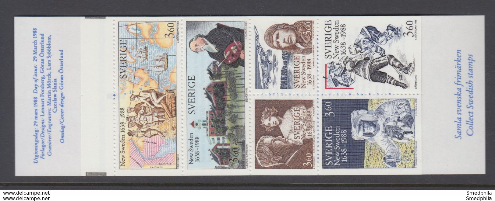 Sweden Booklet 1988 - Facit  384 MNH ** - 1981-..