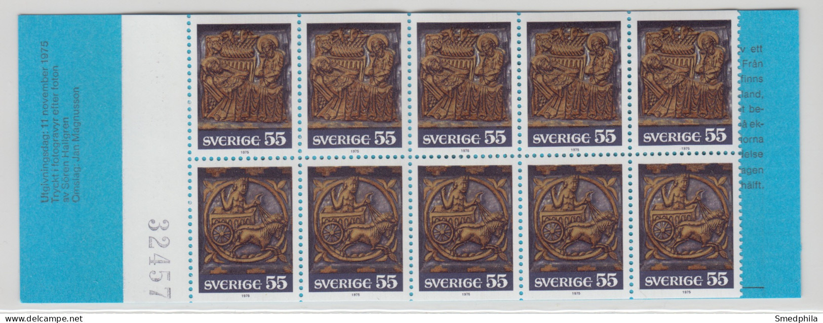 Sweden Booklet 1975 - Facit 285.1 MNH ** - 1951-80