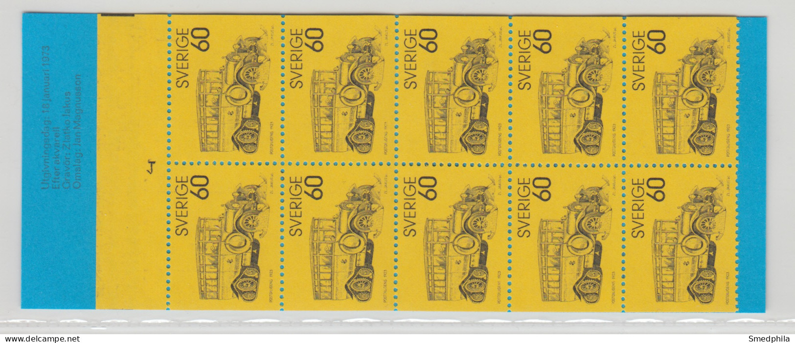 Sweden Booklet 1973 - Facit 263 MNH ** - 1951-80