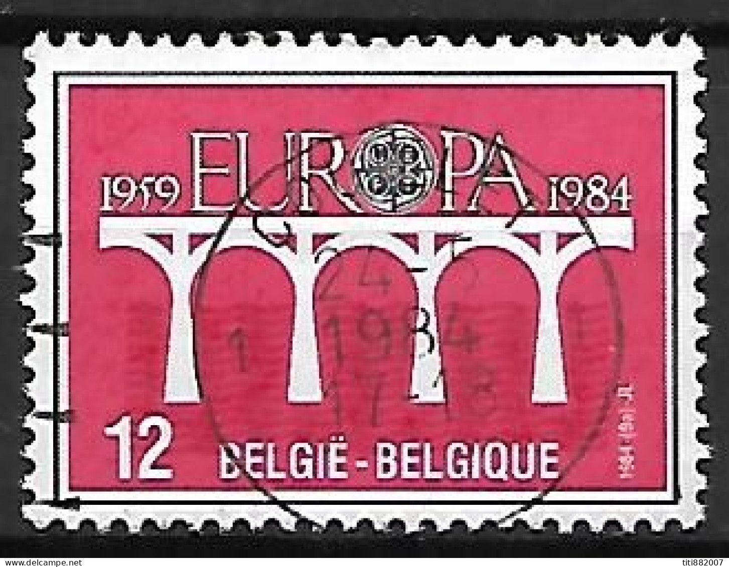 BELGIQUE      -     EUROPA    /    Pont  -    Oblitéré - 1984