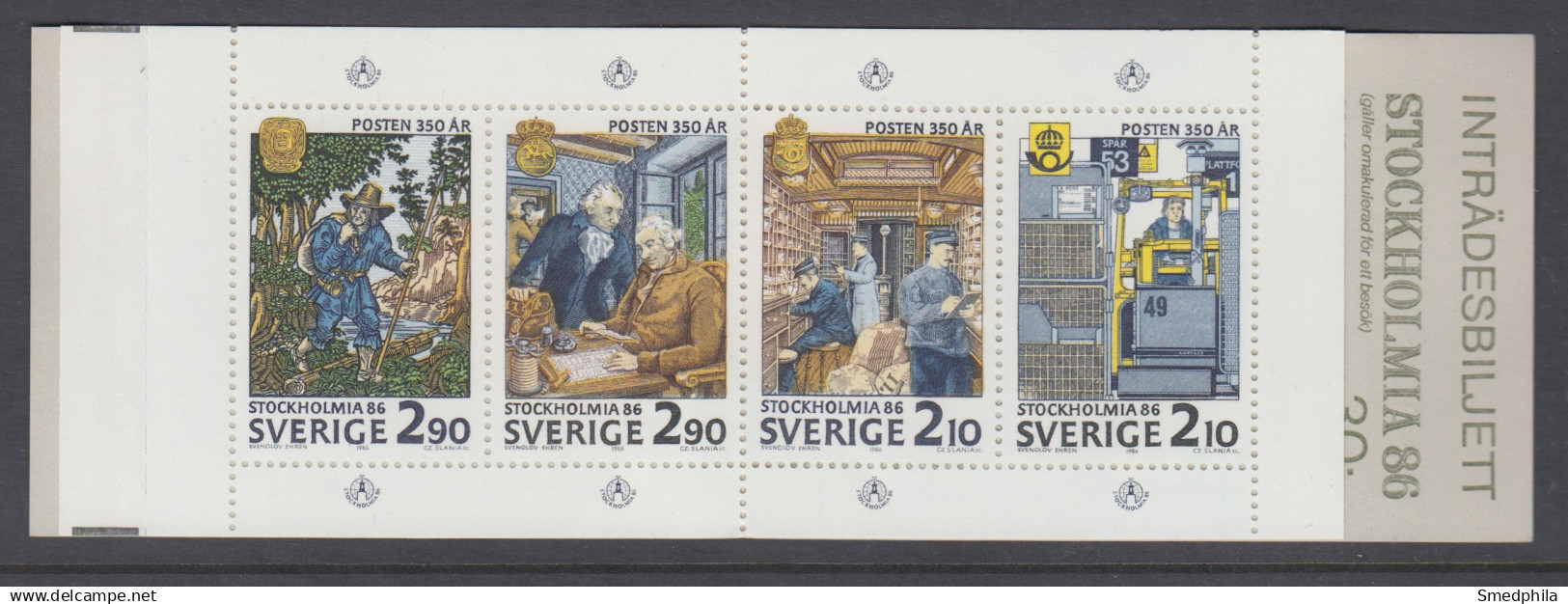 Sweden Booklet 1986 - Facit  371 MNH ** - 1981-..