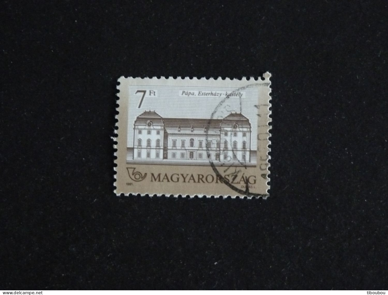 HONGRIE HUNGARY MAGYAR YT 3330 OBLITERE - CHATEAU FAMILLE ESTERHAZY A PAPA - Used Stamps