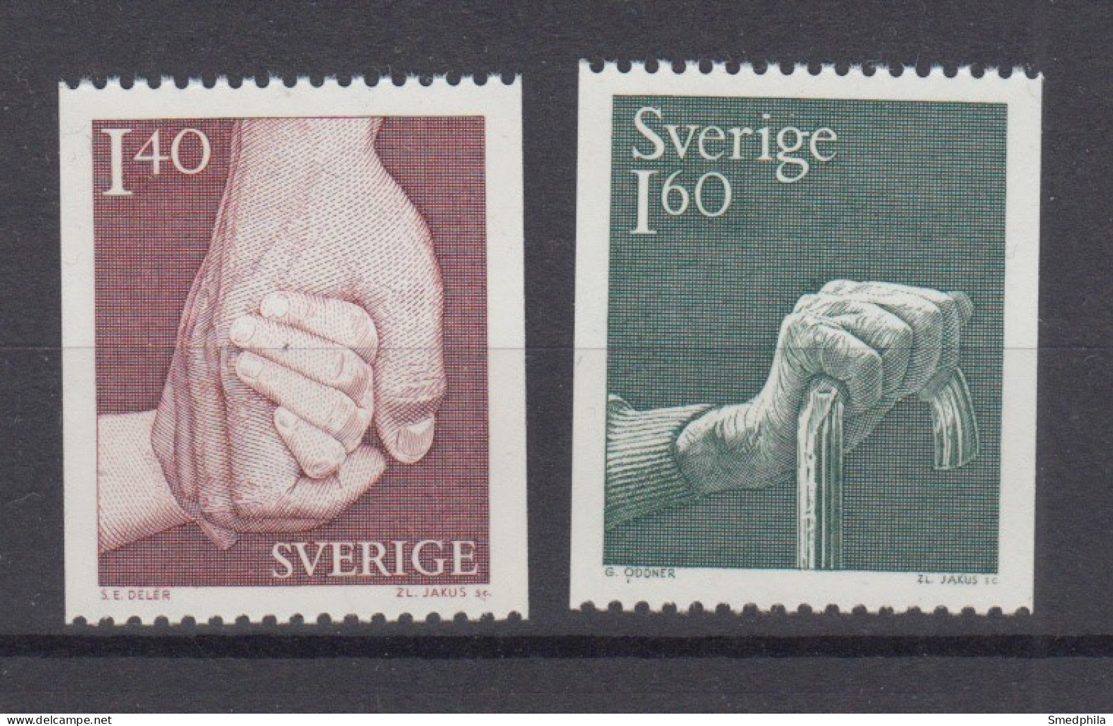 Sweden 1980 - Michel 1103-1104 MNH ** - Unused Stamps