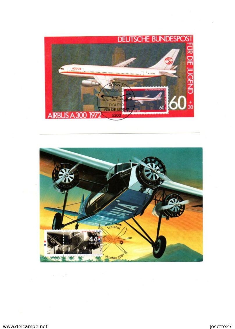 Aviation Europe 22 Cartes Maximum - Maximum Cards & Covers