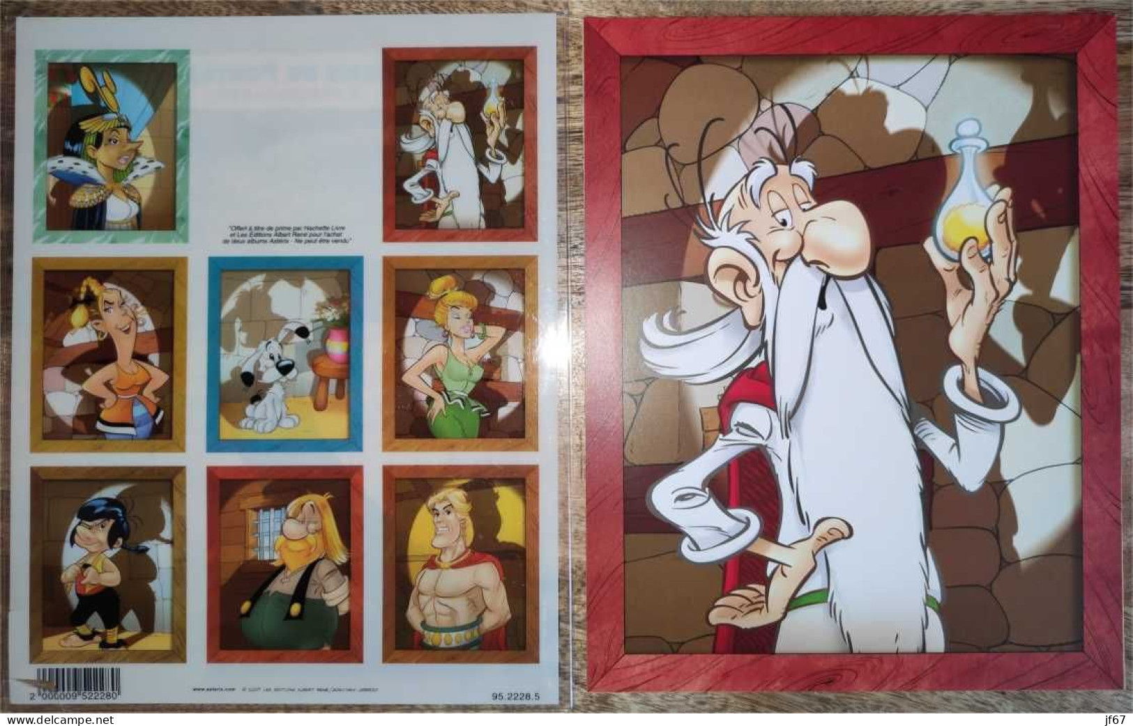 Galerie Portraits 8 Personnages Astérix Portfolion N°2 - Afiches & Offsets