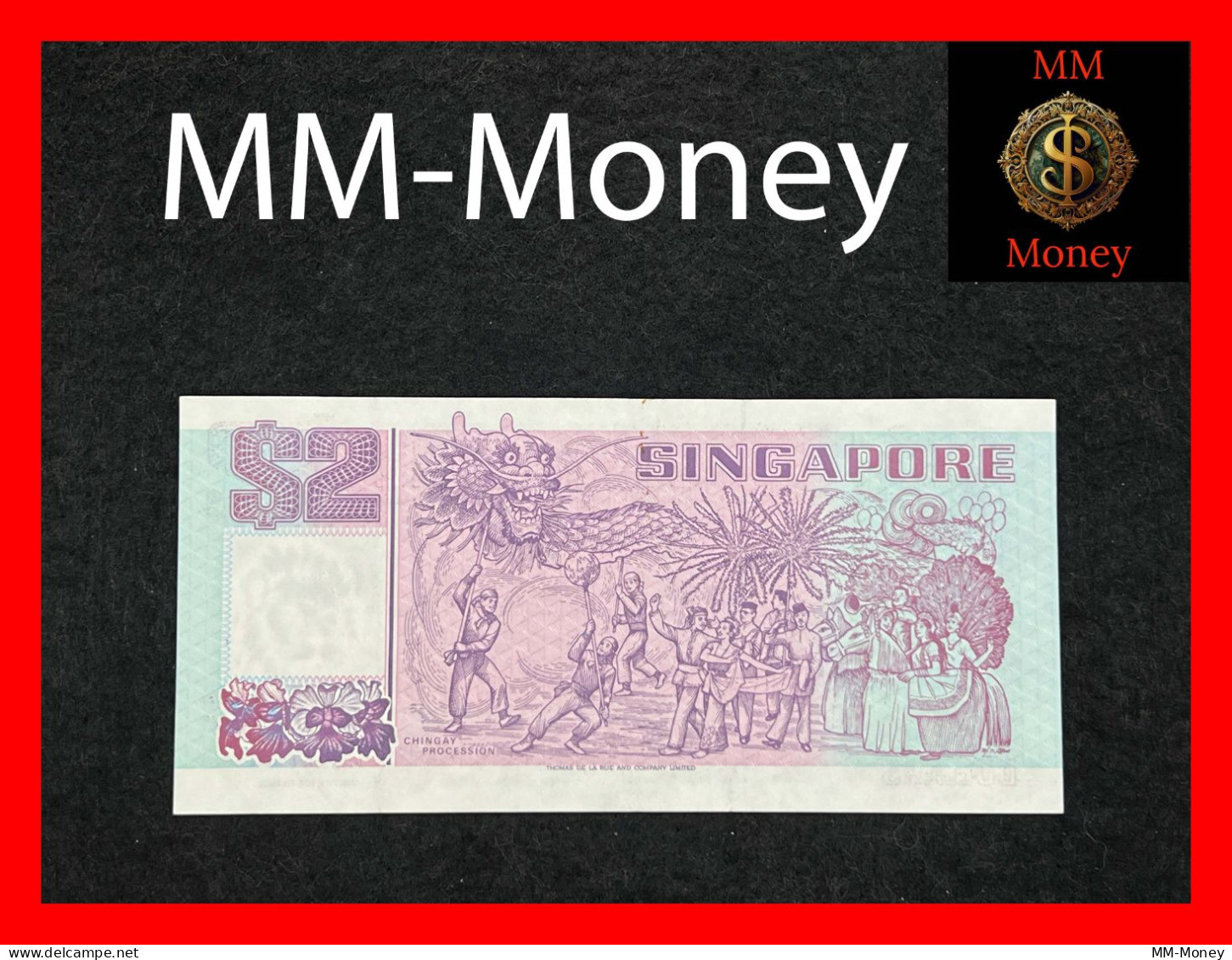 SINGAPORE  2 $  1992  P.  28  *printer TDLR*    UNC - Singapore