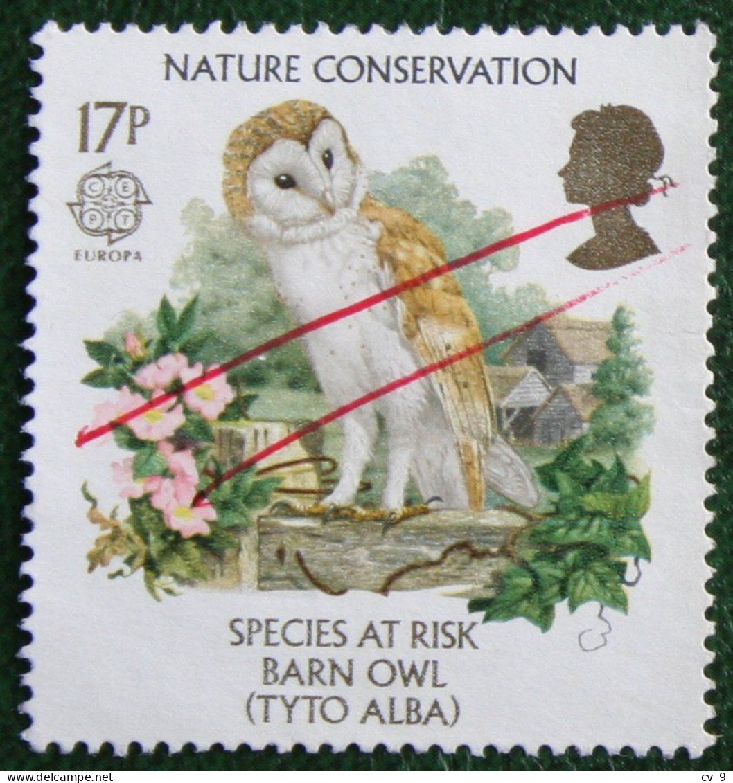 EUROPA CEPT Bird Owl Cat Marten (Mi 1068) 1986 Used Gebruikt Oblitere ENGLAND GRANDE-BRETAGNE GB GREAT BRITAIN - Used Stamps