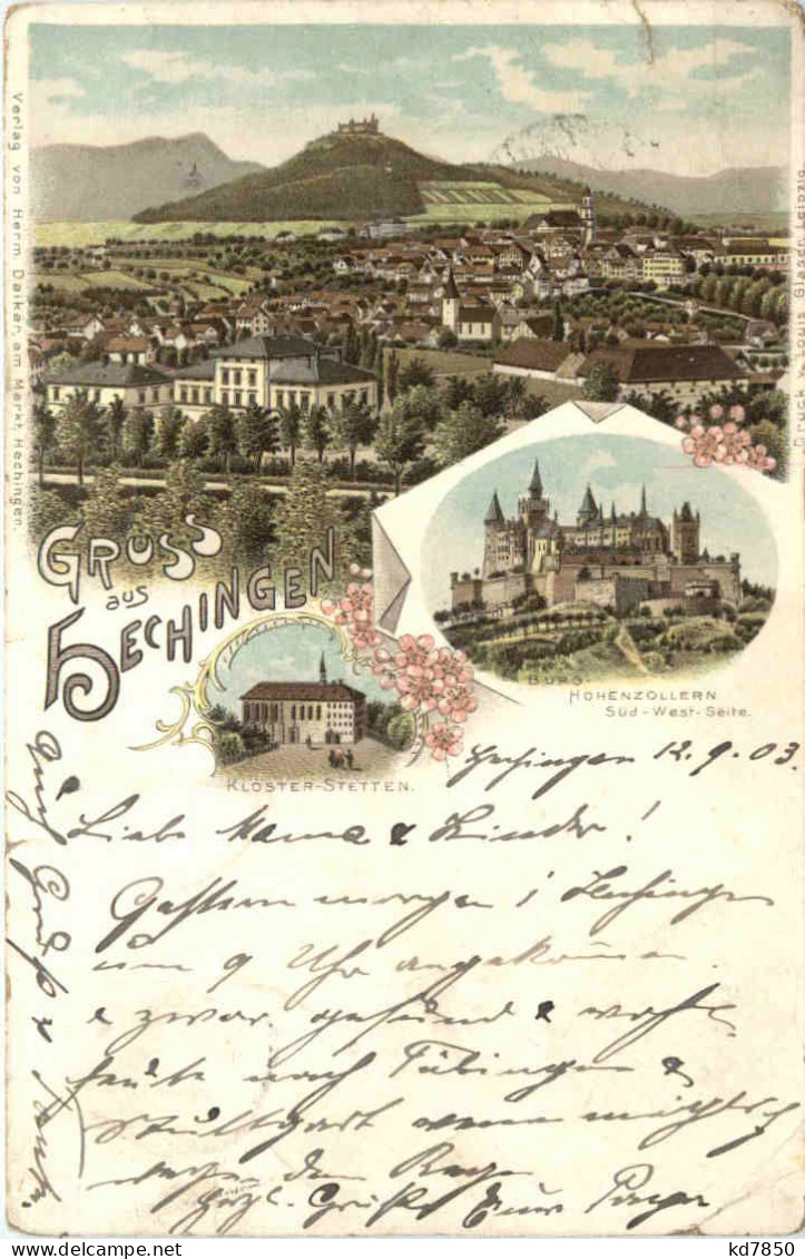 Gruss Aus Hechingen - Litho - Hechingen