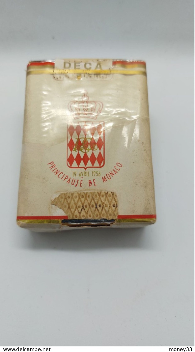 Paquet De Cigarette Pour Le Mariage Du Prince Rainier III Et De La Princesse Grace Kelly 19 Avril 1956 Monaco - Otros & Sin Clasificación