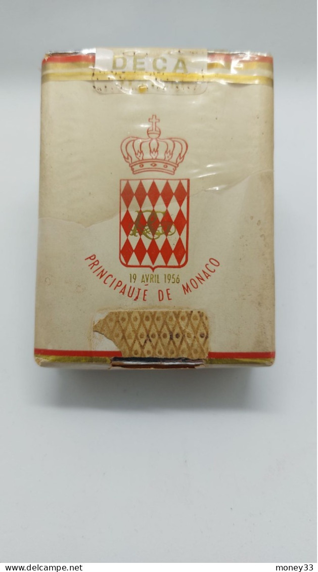 Paquet De Cigarette Pour Le Mariage Du Prince Rainier III Et De La Princesse Grace Kelly 19 Avril 1956 Monaco - Sonstige & Ohne Zuordnung