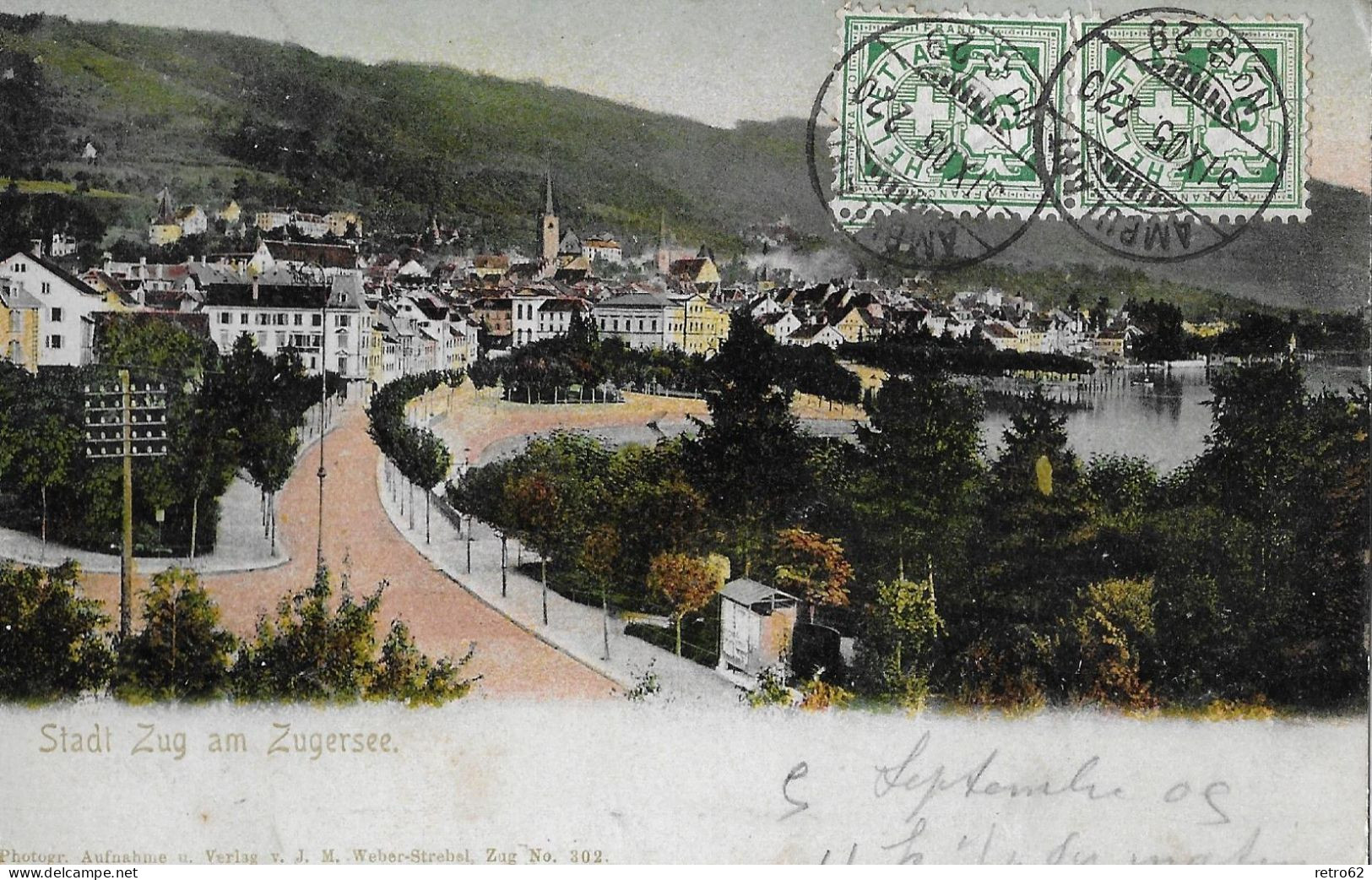 ZUG ► Quaistrasse Anno 1905 - Zoug