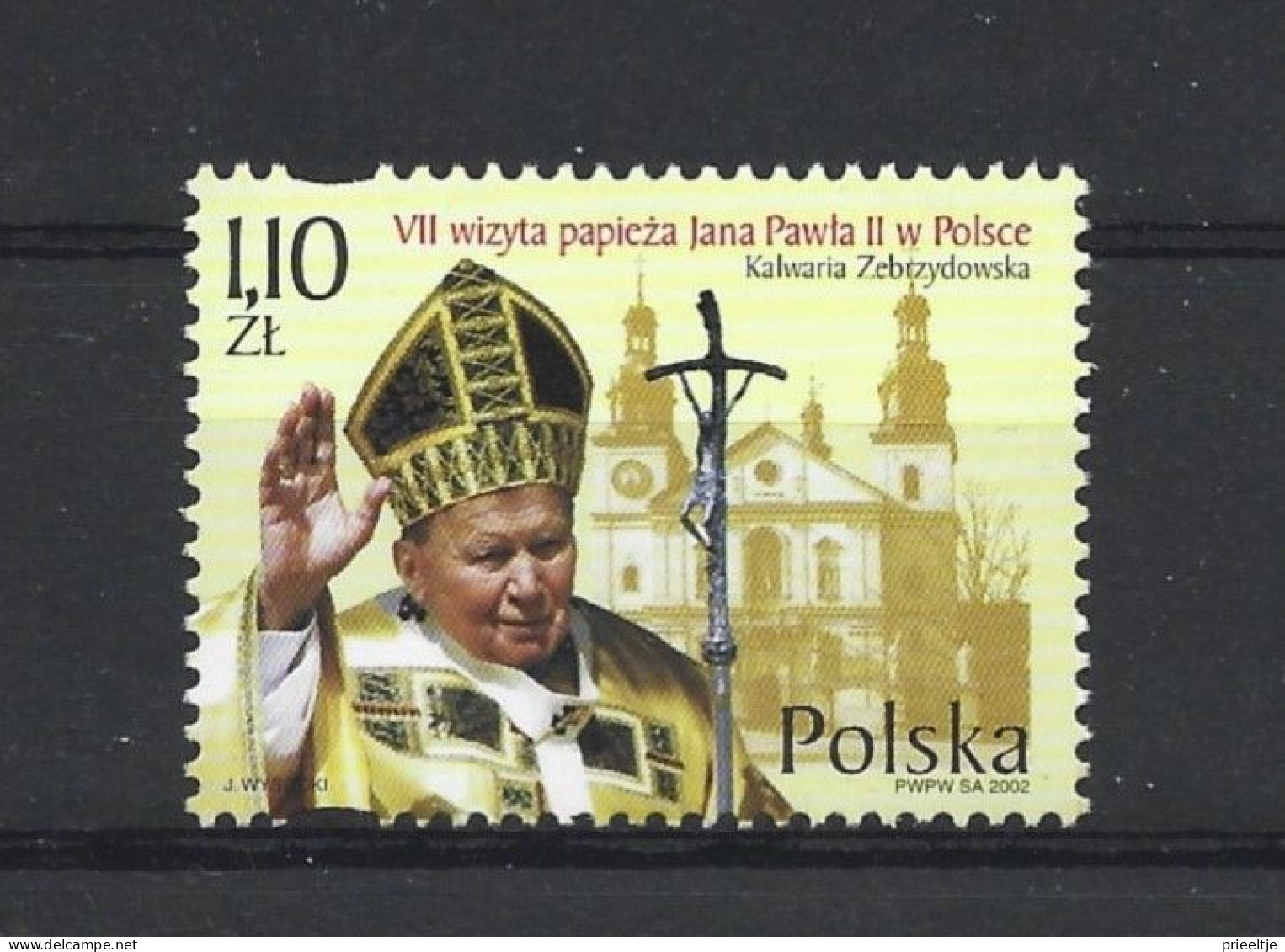 Poland 2002  Pope John Paul II Y.T. 3752 ** - Nuovi