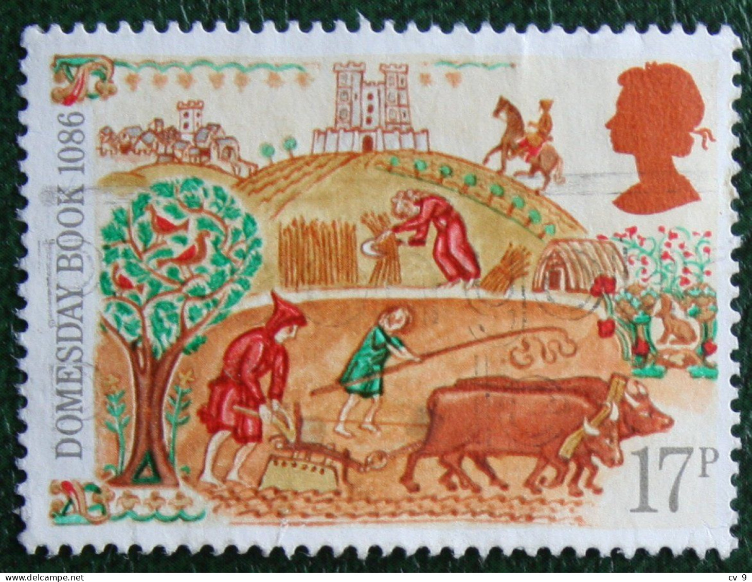17P Domesday Book (Mi 1072) 1986 Used Gebruikt Oblitere ENGLAND GRANDE-BRETAGNE GB GREAT BRITAIN - Used Stamps