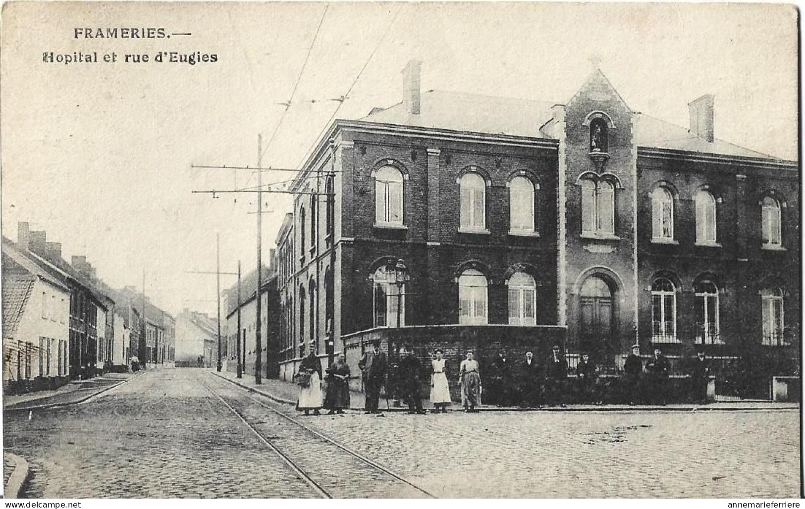 Frameries - Hôpital Et Rue D'Eugies - Frameries