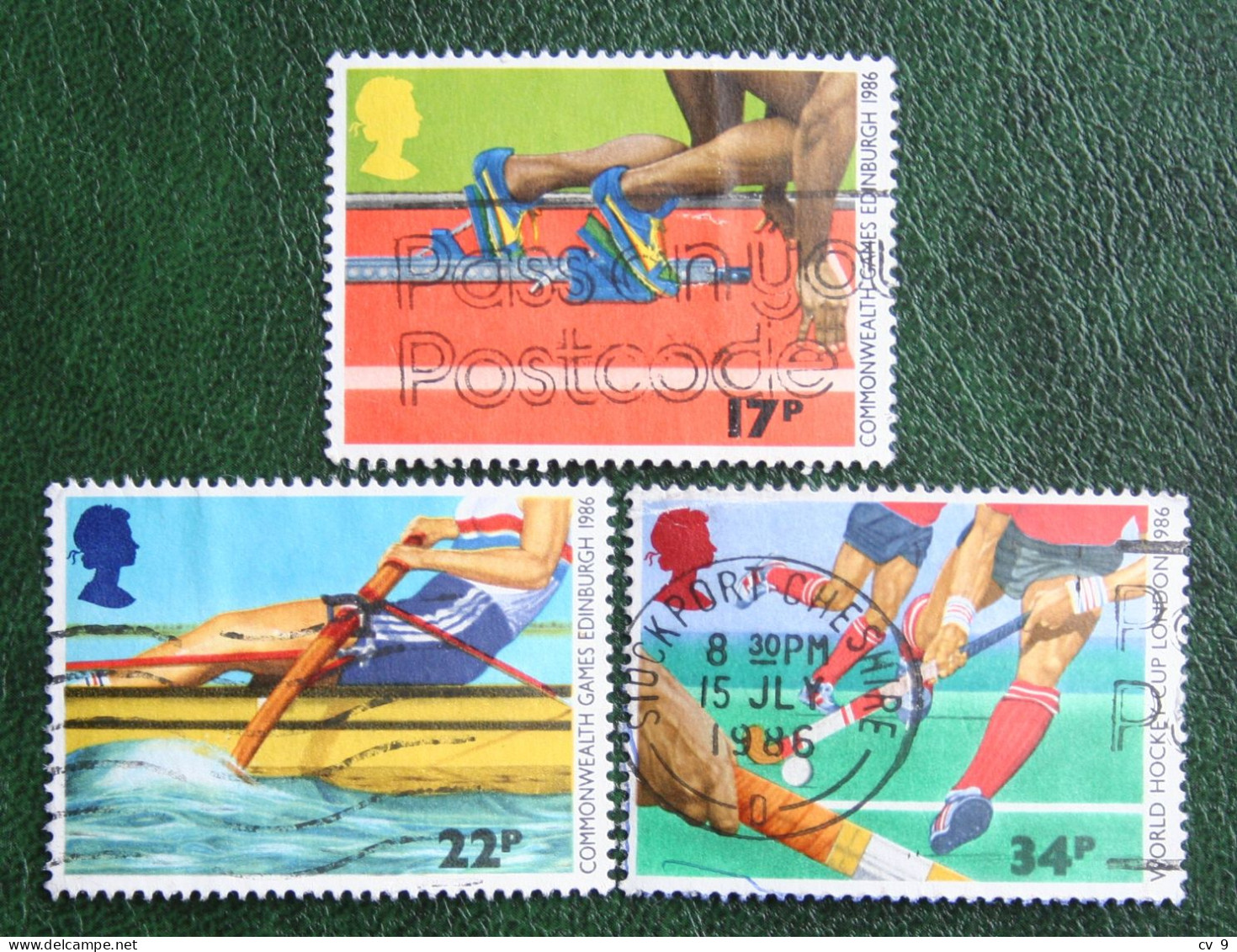 Commonwealth Games Sport (Mi 1076-1077 1080) 1986 Used Gebruikt Oblitere ENGLAND GRANDE-BRETAGNE GB GREAT BRITAIN - Used Stamps